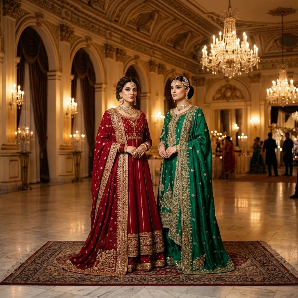 ZARÉYA Festive Formals Collection banner — chiffon and raw silk dresses